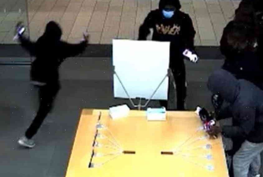 Apple store break-in: Thieves steal cash in wide-scale robbery